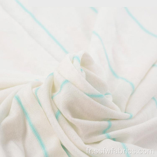 Tissu de rayonne tricoté par trame de chandail confortable